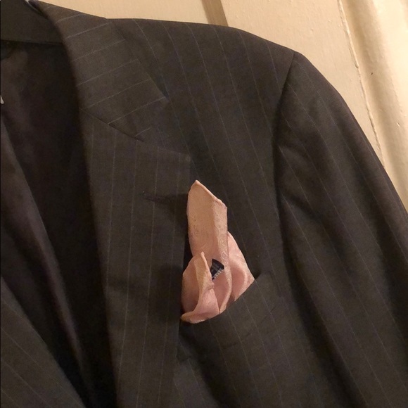 BROOKS BROTHERS PINSTRIPES WOOL BLAZER MEN’S SIZE 40R CHARCOAL GREY - Picture 4 of 8